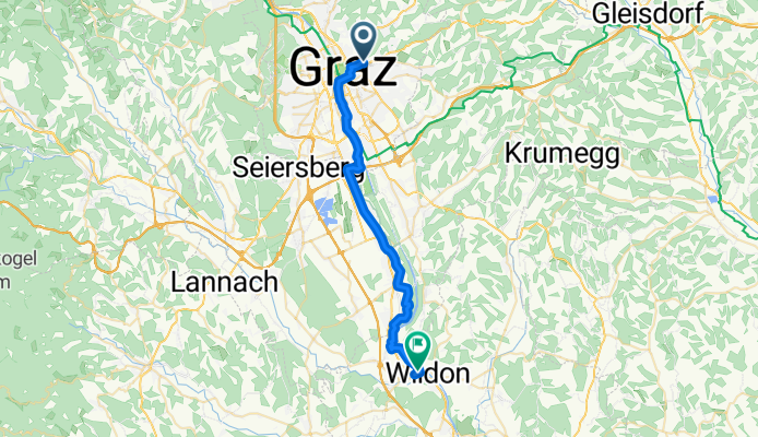 Graz - Kalsdorf - Wildon - Graz