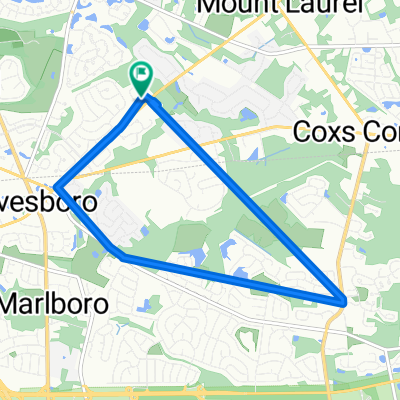 Saddle Drive 47, Mount Laurel Township to Saddle Drive 47, Mount Laurel Township