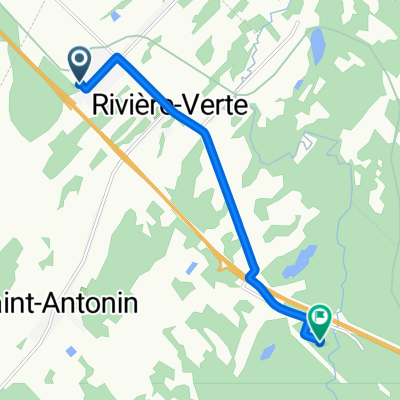 Itinéraire à partir de 56 Rue des Cèdres, St-Antonin
