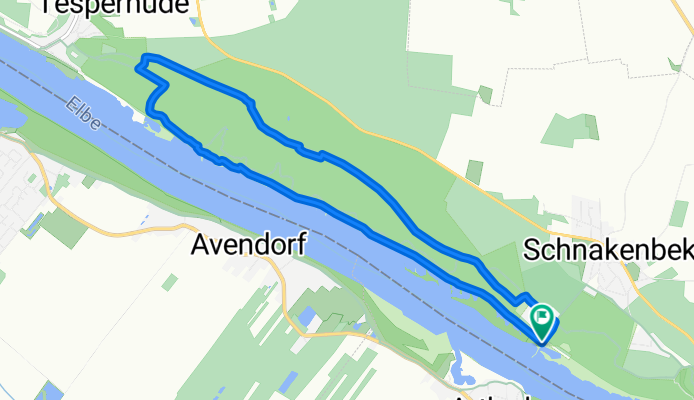 Von Elbe, 21481, Schnakenbek nach Elbe, 21481, Schnakenbek