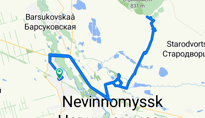 с. Кочубеевское - ст. Новоекатериновская