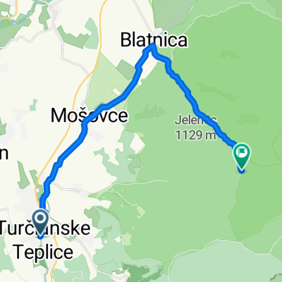 Turč. Teplice - Mošovce - Blatnica - Blatnická Dolina