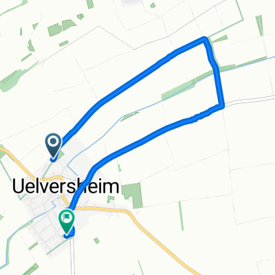 Oppenheimer Weg 18, Uelversheim nach Leiningenstraße 2, Uelversheim