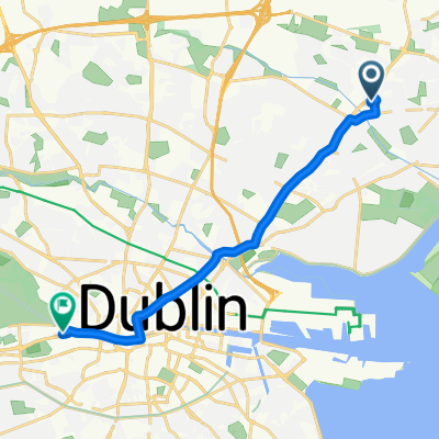 Daves to Heuston railway station