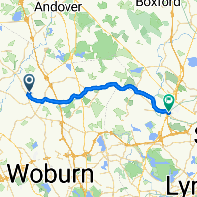 23 Faulkner Ave, Wilmington to 545 Lowell St, Peabody