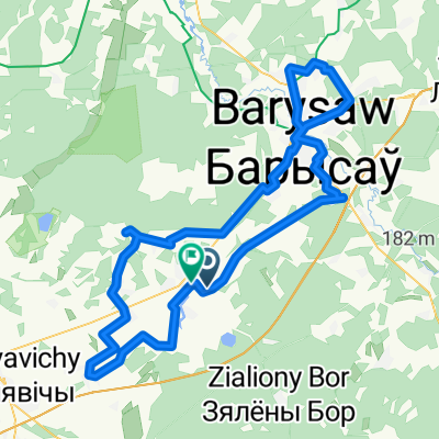 От улица Плисская 11/2, Жодино до Жодино