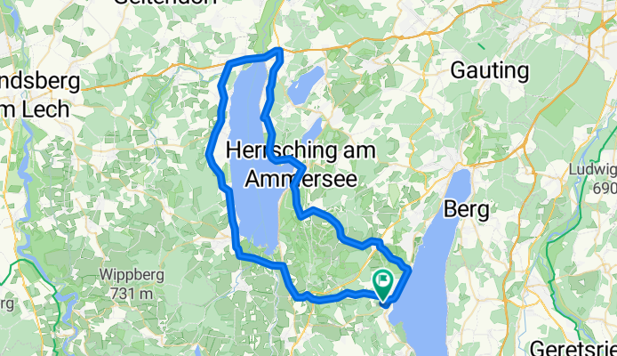 Von Tutzing um den Ammersee