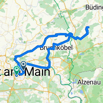 Rundtour Offenbach - Ronneburg - Hohe Straße