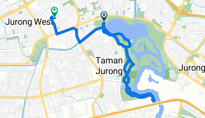 Boon Lay Way 201, Singapore to Boon Lay Drive 189, Singapore