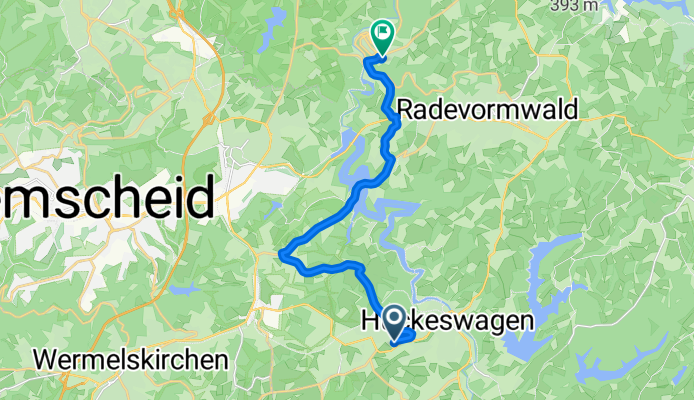 Blumenstraße 60, Hückeswagen nach Tuchstraße 10, Radevormwald