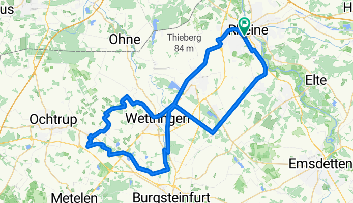 R1 Sommerlust-Tour Rheine-Welbergen-Offlumer See-Rheine