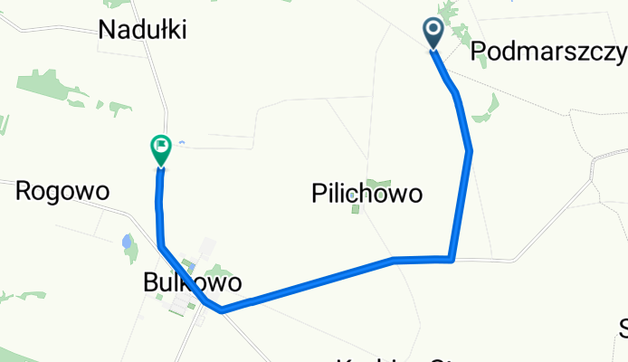 Pilichówko 2, Bulkowo do Bulkowo-Kolonia 8, Bulkowo