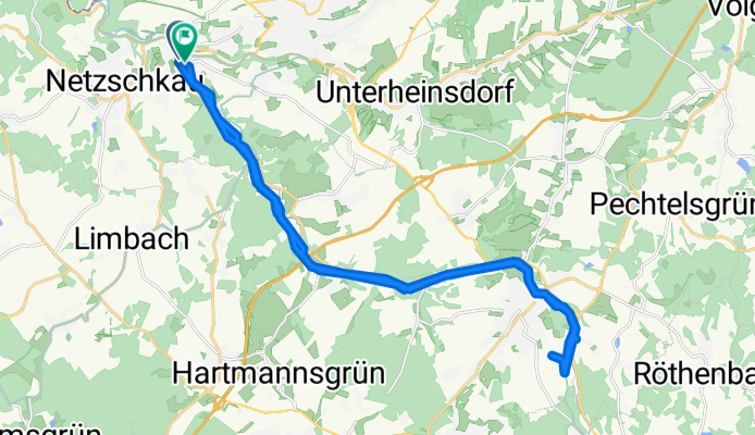 Mühlgasse 16, Mylau nach An der Schafwäsche 8, Mylau