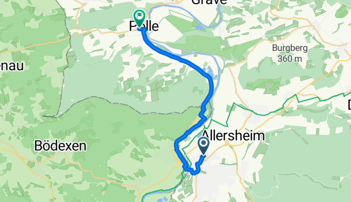 Forster Weg 39, Holzminden to Pyrmonter Straße 6, Polle
