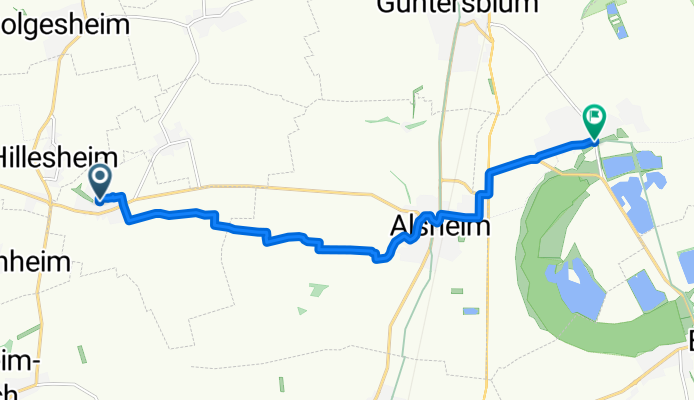 Rathausstraße 21, Dorn-Dürkheim nach Eicher Straße 3, Gimbsheim