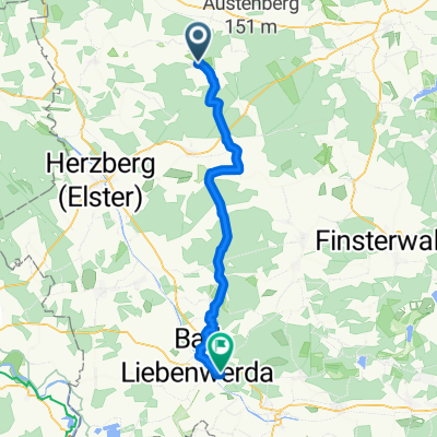 Zur Blaue 6, Lebusa nach Alter Kraupaer Weg 21, Bad Liebenwerda