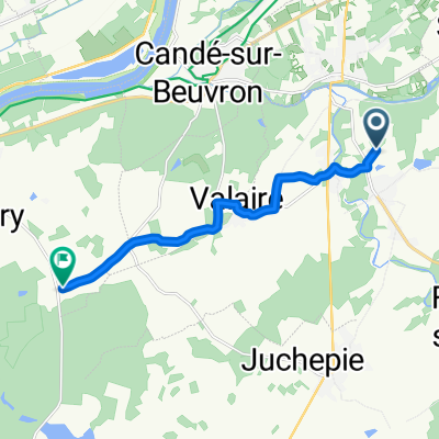 Route van Les Landes, Ouchamps