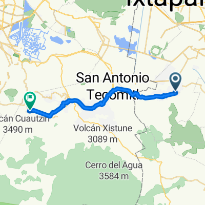 De Calle Primer Carril 20, San Pablo Atlazalpan a Callejón Progreso 2, San Salvador Cuauhtenco