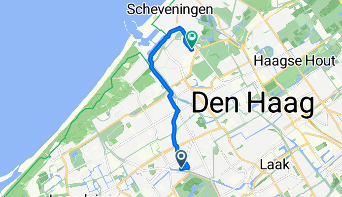 Loenensestraat 60, Den Haag to Johan van Oldenbarneveltlaan 14A, Den Haag