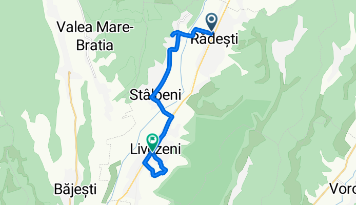 RADESTI, Rădești to E574 67, Livezeni