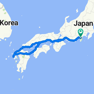Numazu to Nagasaki and back! AK across Japan!