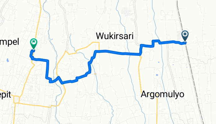 Jalan Prambanan-Glagaharjo, Kemalang to Jalan Kaliurang, Kecamatan Pakem