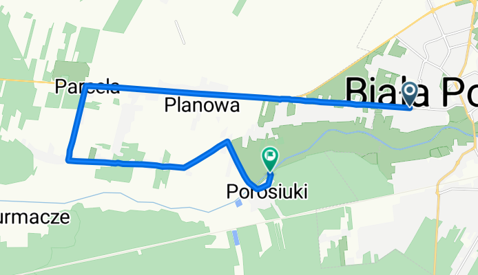 Warszawska 78, Biała Podlaska do 11A, Porosiuki
