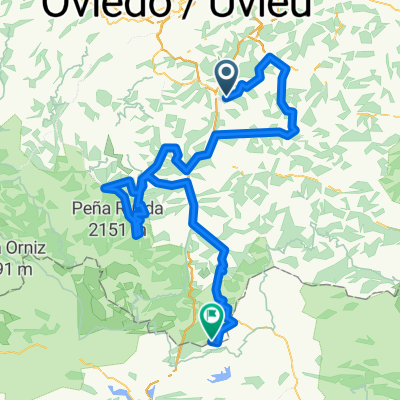 Mieres-C. Negru. 4200m en 130km y 3400m en 85km