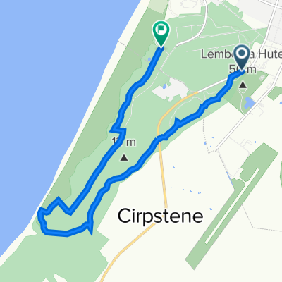 Kalns - LVM Atpūtas vieta - 10.pludmale 8km
