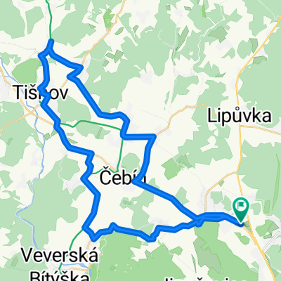 Kuřim - Chudčice - Hradčany - Lomnička - Drásov - Kuřim