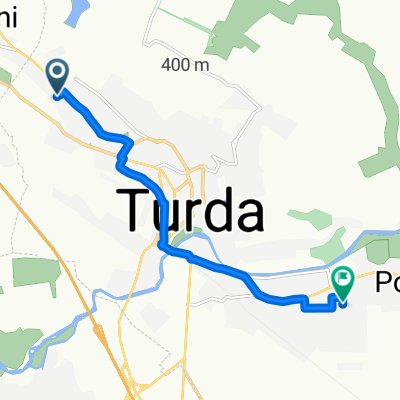 Strada Clujului 77, Turda to Strada Narciselor 1, Turda