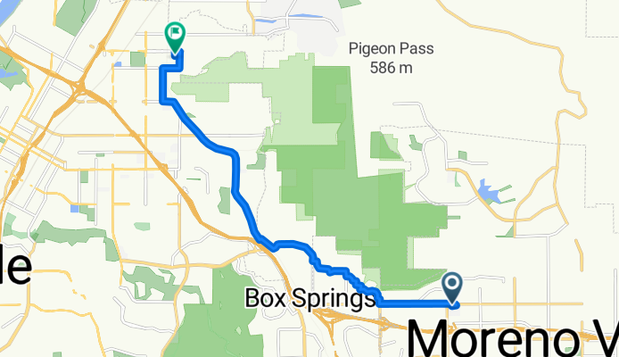 12080 Pigeon Pass Rd, Moreno Valley to 902 Columbia Ave, Riverside