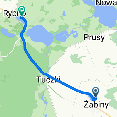 92A, Żabiny do Wyzwolenia 36, Rybno