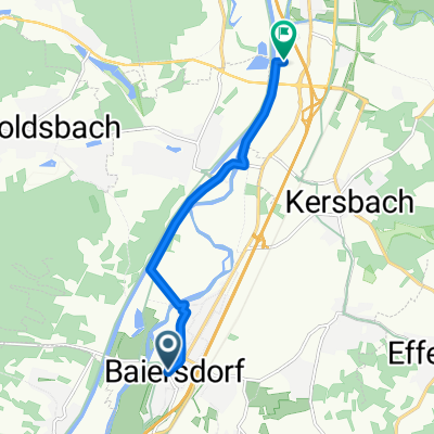 Radwegeplanung Forchheim Süd Variante -12-