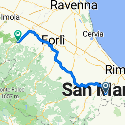 San Marino - Brisighella, 100km, 1500hm