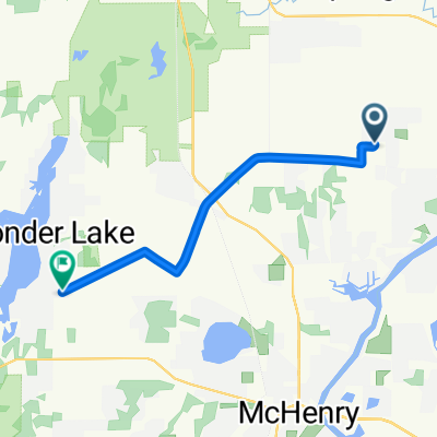 Hiller Ridge 2402, Johnsburg to Wooded Shore Drive 7405, Wonder Lake