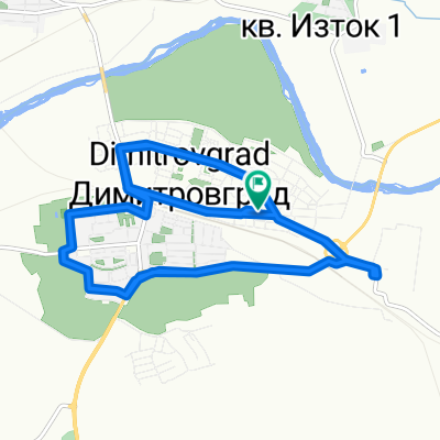 булевард Димитър Благоев 27А, Димитровград to булевард Димитър Благоев 27Б, Димитровград