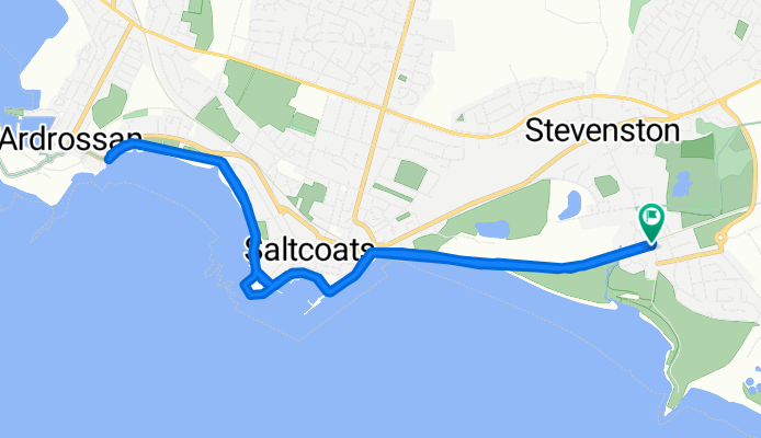 Ardeer Community Centre, Shore Road, Stevenston to Ardeer Community Centre, Shore Road, Stevenston