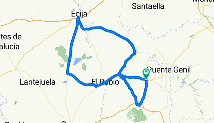  Herrera - El Rubio - Cruce La Turquilla - Ecija - Isla Redonda - La Vieja - Matarredonda - Estepa - Herrera