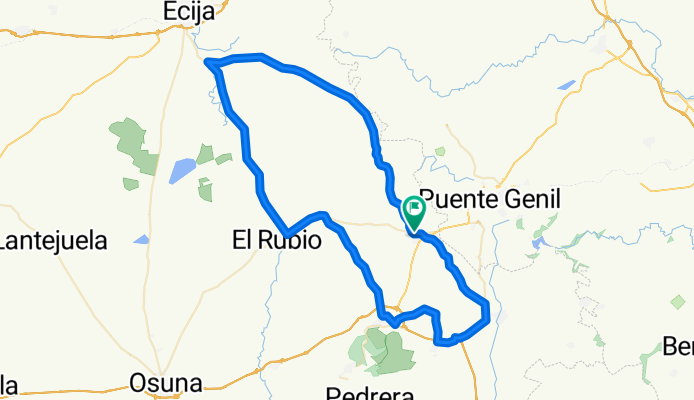 7. Herrera - Ctra Isla Redonda - Puente de Gilena - Marinaleda - Mararredonda - Estepa - La Salada - Lora - Casariche - Herrera