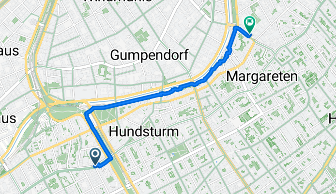 Arndtstraße 6/1/6, Wien to Pilgramgasse 18, Wien