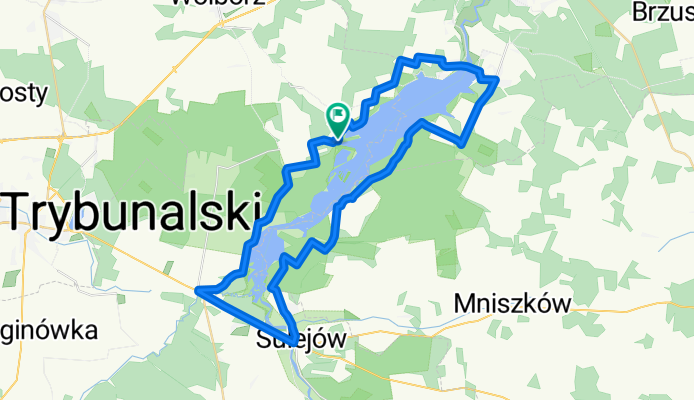 Bronisławów, Wolbórz do Bronisławów, Wolbórz