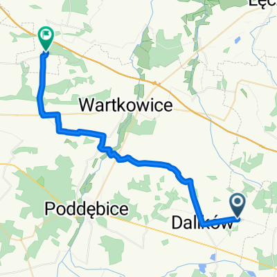 Gajówka-Parcel 7–9, Dalików do Stemplew 34, Stemplew