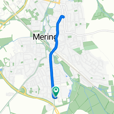 Wallbergstraße 14, Mering nach Wallbergstraße 14, Mering