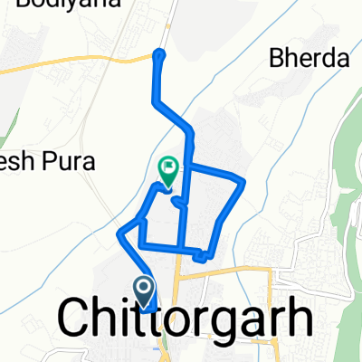 Route from Chittorgarh