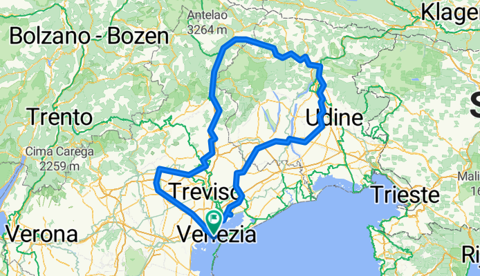 Venezia - Sauris (round trip)