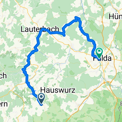 2.Etappe Freiensteinau - Fulda