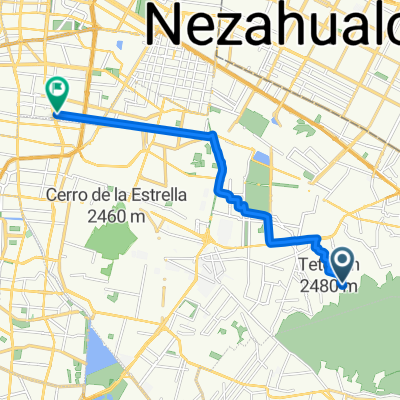 De Margaritas MZ59 LT5, Ciudad de México a Tequezquite 16A, Ciudad de México