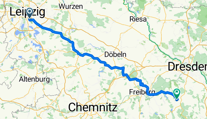 Leipzig - Reichstädt über Colditz, Waldheim
