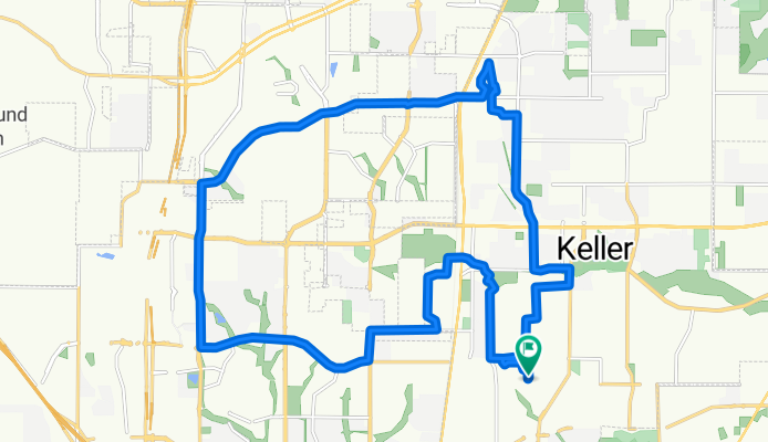 605 Cottonwood Trail, Keller to 605 Cottonwood Trail, Keller